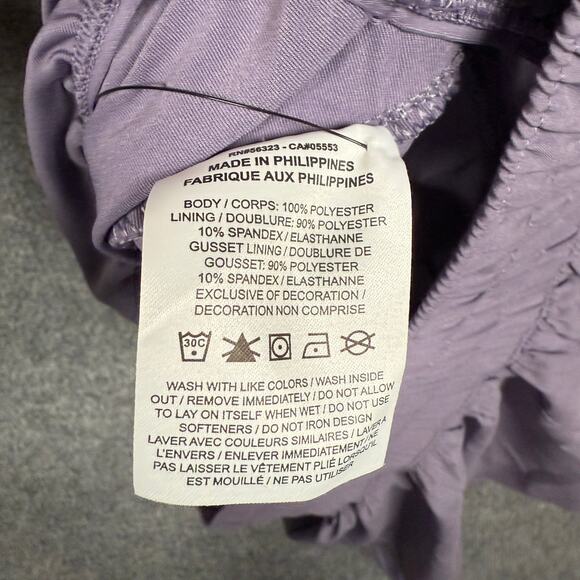 New Nike Womens Size XL Dri-Fit Brief Lined Training Shorts Pink Elastic Waist - Picture 10 of 10